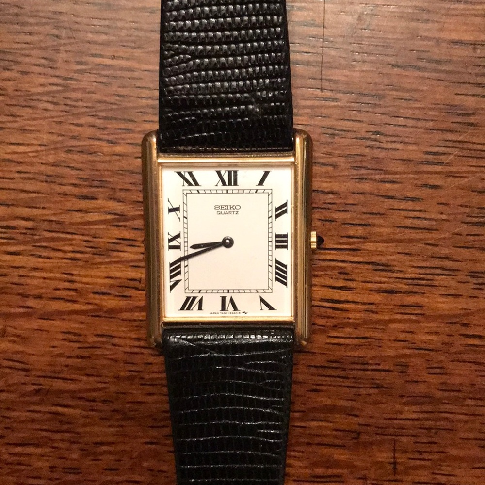 Seiko tank watch